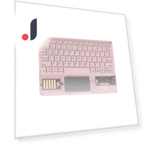 Transparent Wireless Bluetooth Keyboard with Touchpad — Keyboard Cases, Bellatrix