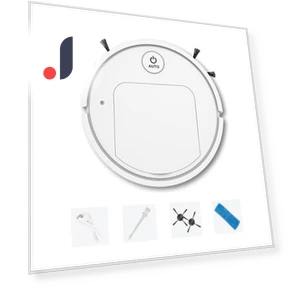 Ultra-thin Robot Vacuum with Intelligent Cleaning System — Smart Cleaning Robots, Vinde Home