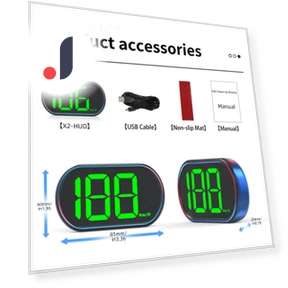Universal Digital Meter Auto Smart Head-up Display — Car Accessories & Gadgets, IKEA Supermarket