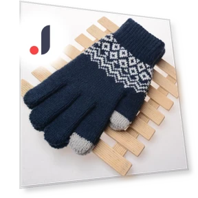 Winter Warm Wool Knitted Touchscreen Gloves — Cold Weather Gloves, Popularity-Sun home