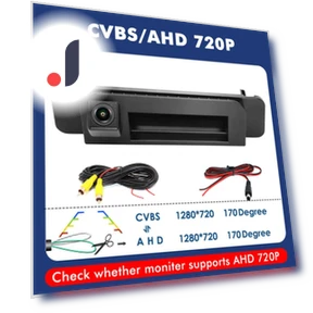 4K Night Vision Reversing Auto Parking AHD 1080P 180 degrees Car Handle Camera — Rearview Cameras for Cars, A Auto Parts Mall