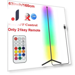 Adjustable Smart Bluetooth RGB LED Mood Floor Lamp — Standing Lights, OFFICE-MALL