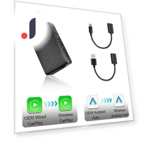 Carplay and Android Auto AI Box 2 in 1 Mini Adapter — Stereo Receivers, Explorer Outdoors
