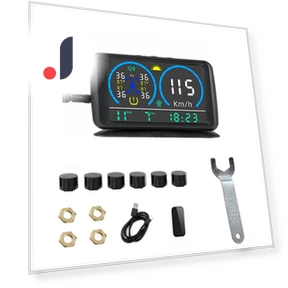 Color LCD Display Car Tire Pressure Monitoring System — TPMS Sensor Replacements, RuJia Home Decor