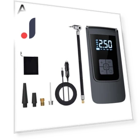 Digital Air Pump for Tire Inflation — Inflation Devices, RuJia Home Decor