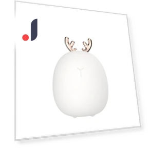 LED Silicone Night Light with Deer and Rabbit Design — Night Lights, Perphin Direct