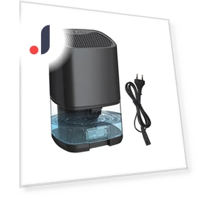 Portable Air Dehumidifier with Multicolor Night Light — Air Moisture Control, Good Household Items