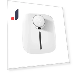 Rechargeable Wall-Mounted Soap Dispenser with Temperature Display — Hand Dryers, Vinde Home