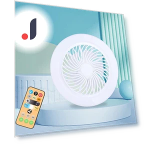 Smart Ceiling Fan 3-in-1 with Remote Control and E27 Base — Ceiling Fan Wall Controls, Build My Home