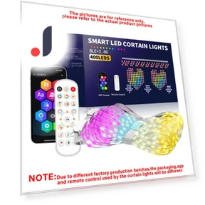 Smart Curtains with LED Lighting — LED Strips, Good Household Items
