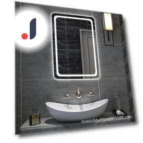 Smart LED Mirror with Bluetooth Speaker — Bathroom, Good Household Items