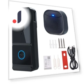 Smart Video Doorbell with Wireless Camera — Smart Home Security, Build My Home