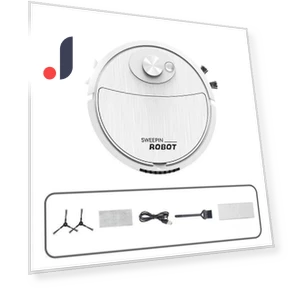 Super Quiet Wireless Robot Vacuum 3-in-1 Sweeping and Mopping Robot — Smart Cleaning Robots, Build My Home
