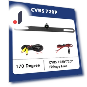 Universal CCD 180 Degree AHD 1080P Waterproof Night Vision Rear View Reversing Camera — Rearview Cameras for Cars, A Auto Parts Mall