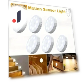 USB Rechargeable LED Cabinet Lights with Motion Sensor — Under-Cabinet Mounts, Build My Home