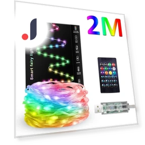 USB RGBIC LED Smart Fairy Lights — String Lights, Good Household Items