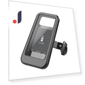 Waterproof Smartphone Stand with USB and 15W Wireless Charging — Chargers, Build My Home