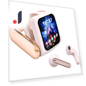 Wireless Earbuds with LCD Display — In-Ear Headphones, Junmaocun