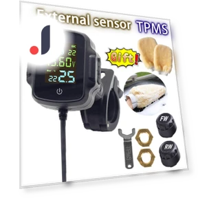 Wireless LCD TPMS for Motorcycle — TPMS Sensor Replacements, RuJia Home Decor