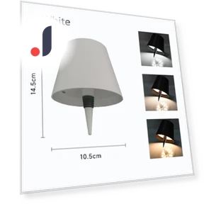 Wireless LED Desk Lamp with Touch Sensor — Study & Desk Lighting, Build My Home