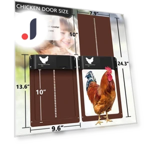 Automatic Chicken Coop Door Opener — Doors, Rainbow Rain
