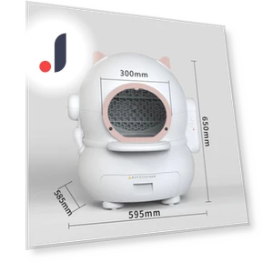 Automatic Cleaning Robotic Cat Litter Box — Training Systems, Rainbow Rain