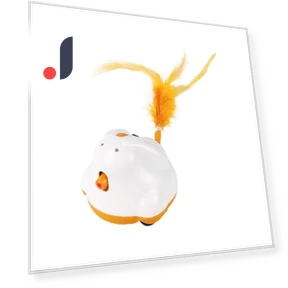 Automatic Feather Cat Toy — Cat Playthings, Pet family bucket