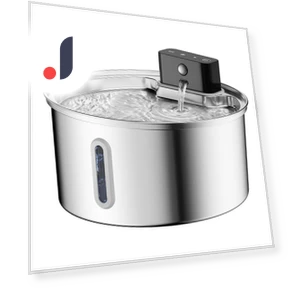 Automatic Stainless Steel Dogs Water Fountain — Feeding Supplies, Good Household Items