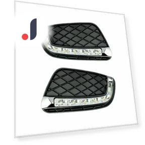Automotive LED Daytime Running Lights DRL Bulb + Turn Signal — Daytime Running Modules, Rainbow Rain
