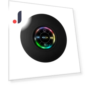 Bluetooth Shower Speaker with LED Light — Portable Audio, Enjoy Smart Home