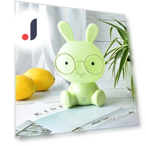 Cartoon LED Night Light with Touch Control — Night Lights, Build My Home