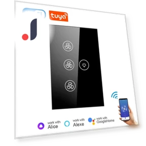 Ceiling Fan WiFi Switch Module — Ceiling Fan Wall Controls, Tuya Smart