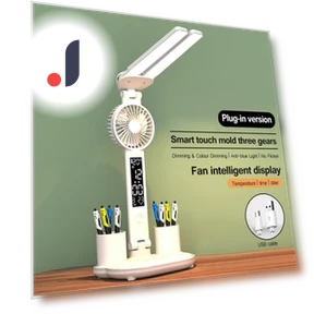 Desk Lamp with Fan for Student Study — Desk Lamps, Good Household Items