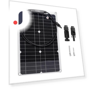 Flexible Solar Panel with Power Bank — Solar Chargers, Stone Home