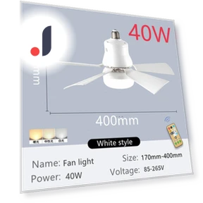 LED Ceiling Fan with Remote Control — Ceiling Fans, Rainbow Rain