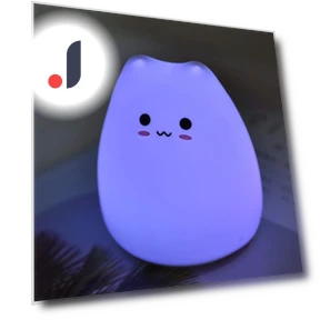 LED Night Light with Soft Silicone Touch Sensor — Night Lights, Rainbow Rain