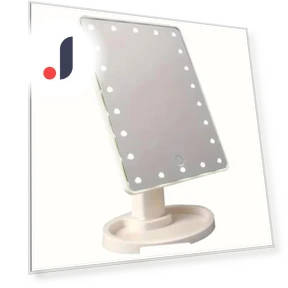 Makeup Mirror with LED Lighting — Handheld, Build My Home
