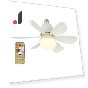 Modern Smart Wireless Ceiling Fan Light — Ceiling Fan Lighting Solutions, Rainbow Rain