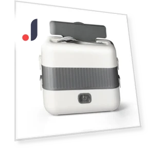 Portable 2L Smart Electric Lunch Box with Heating — Lunch Boxes, Rainbow Rain