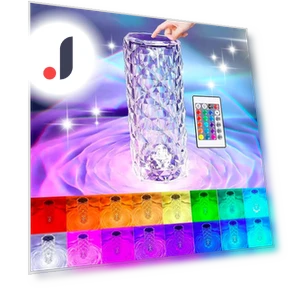 Rechargeable 16 Color RGB Rose LED Night Light — Night Lights, Good Household Items