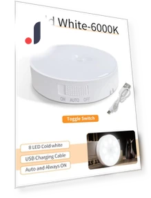 Rechargeable Motion Sensor Light — Night Lights, Build My Home