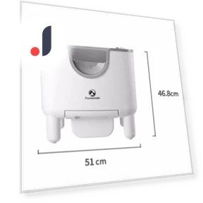 Self-cleaning Cat Litter Box — Training Systems, Rainbow Rain