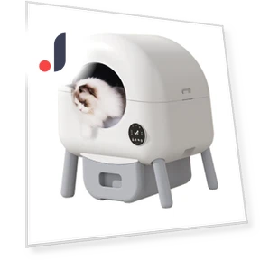 Smart Cat Litter Box — Scoops, Rainbow Rain