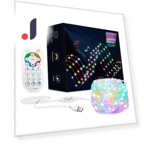 Smart Christmas Lights — String Lights, Rainbow Rain