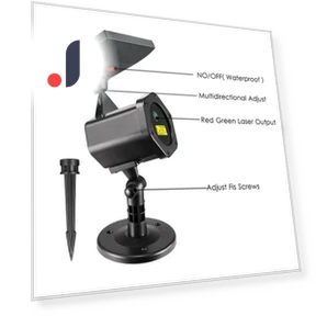 Smart LED Laser Projector — Outdoor Light Projectors, Actually lighting