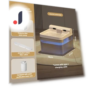 Smart Water Dispenser for Pets — Fountains, Rainbow Rain