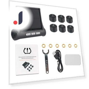 Solar Powered 6 Sensor TPMS System — TPMS Sensor Replacements, Explorer Outdoors