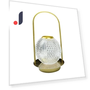 Vintage Table Lamp with Crystal Ball — Lamps & Shades, Good Household Items