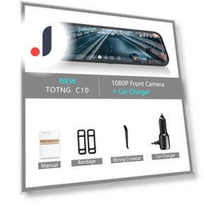 10-inch Mirror Camera for Car Touch Screen — Rearview Cameras for Cars, JOHO
