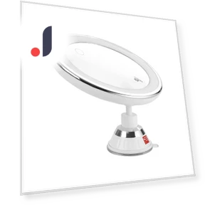 10x Magnifying Mirror with LED Lighting — Handheld, Luminaire Lighting Mall
